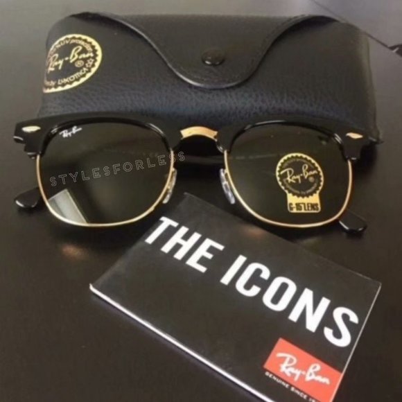 ☂️Ray Ban Sunglasses Clubmaster Black main image 5